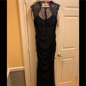 Cache lace top dress